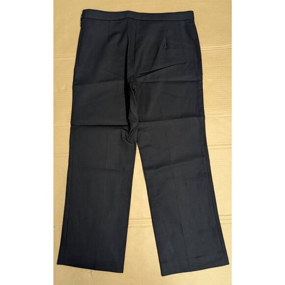 NWT $690 THE ROW Seloc Crop Stretch Cotton Straight Size 8 Dress Pants - Picture 6 of 10